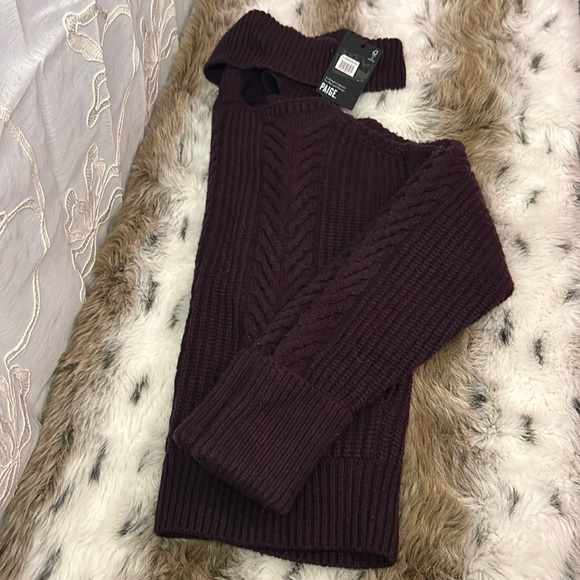 Paige Dark Sangria Lorilee Sweater - Picture 3 of 6